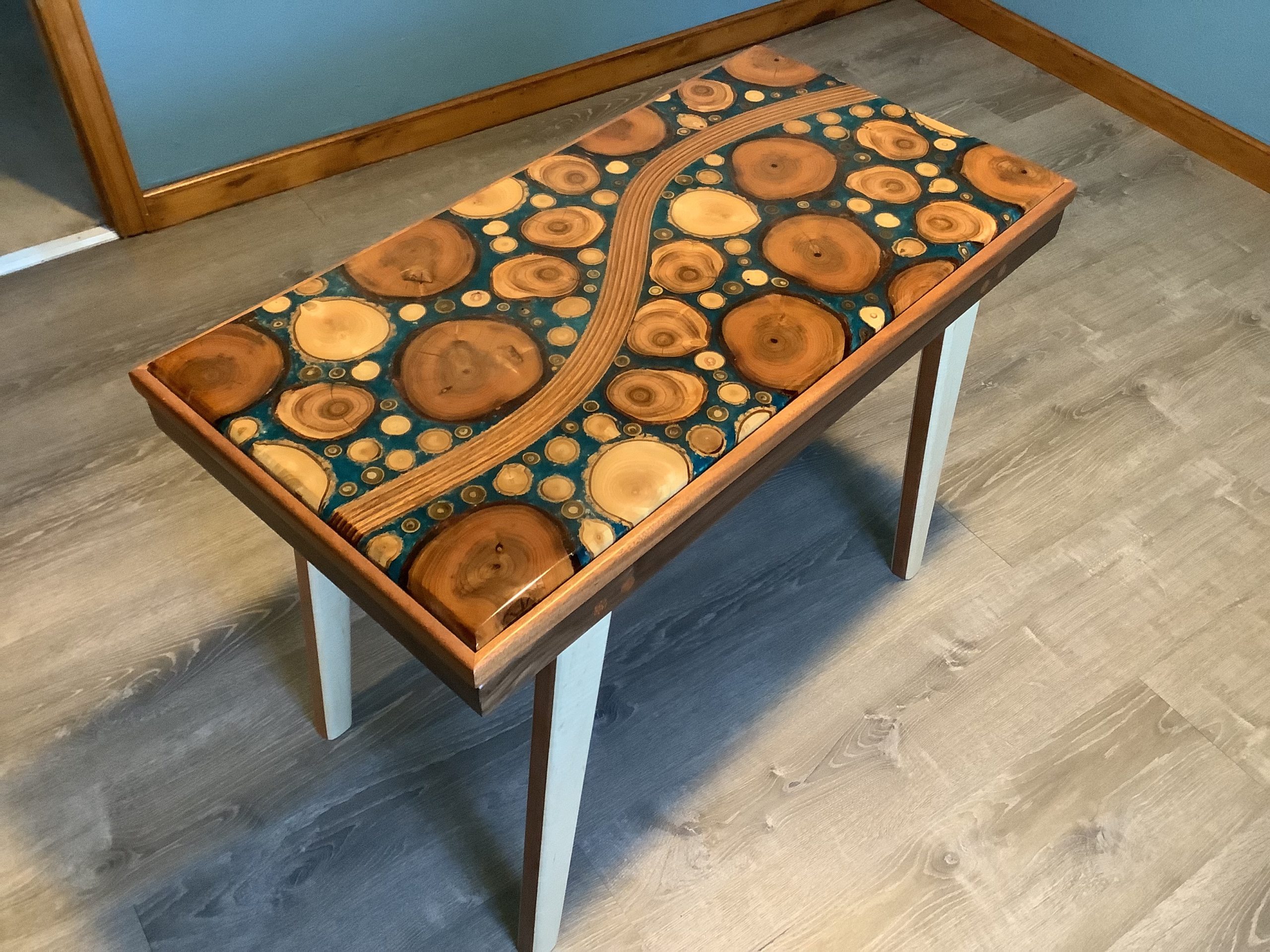 Light Up Coffee Table 750 ChrisCraft Woodworking